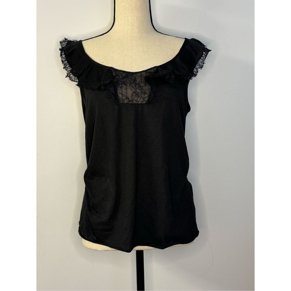 Oscar de la renta black tank size large